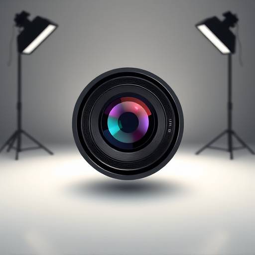 Camera lens icon representing photography services